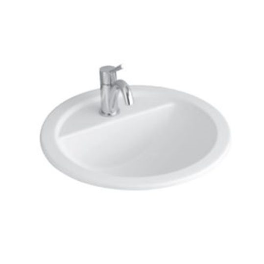 Villeroy and Boch Round Inset Basin with Tap Shelf 51404001